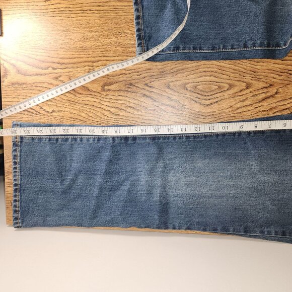 NWT Juicy Couture Womans Button Fly Medium Wash Relaxed Fit - Picture 8 of 8